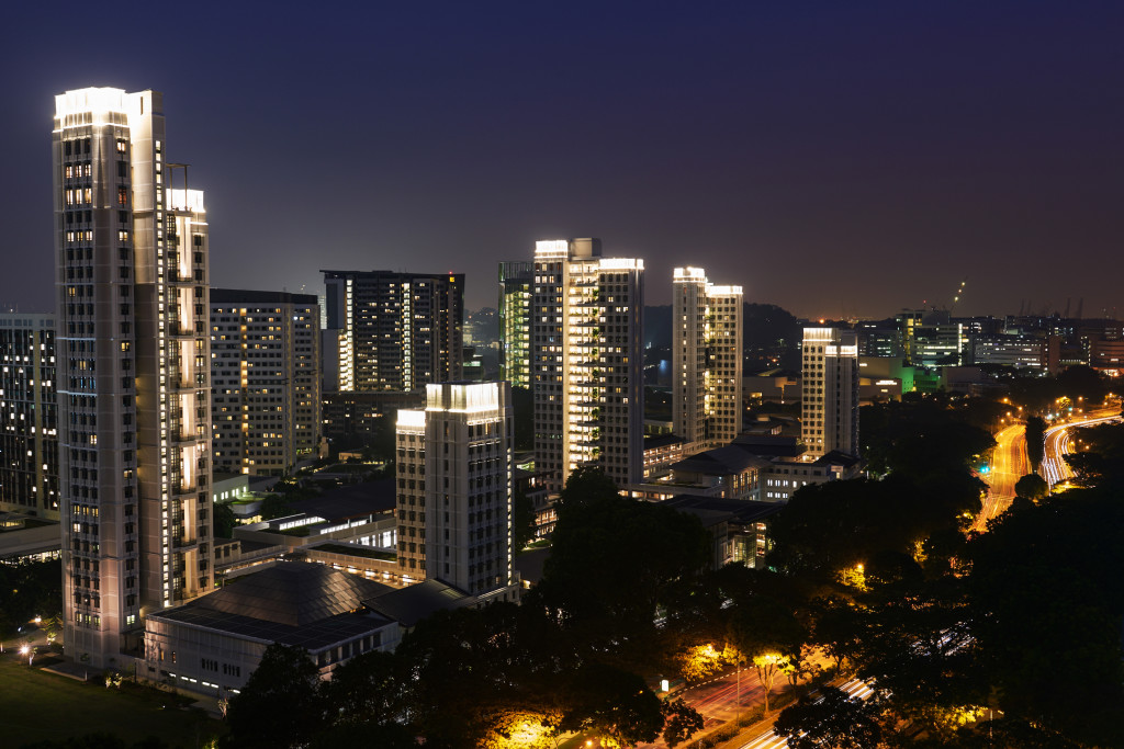 Distance view of campus