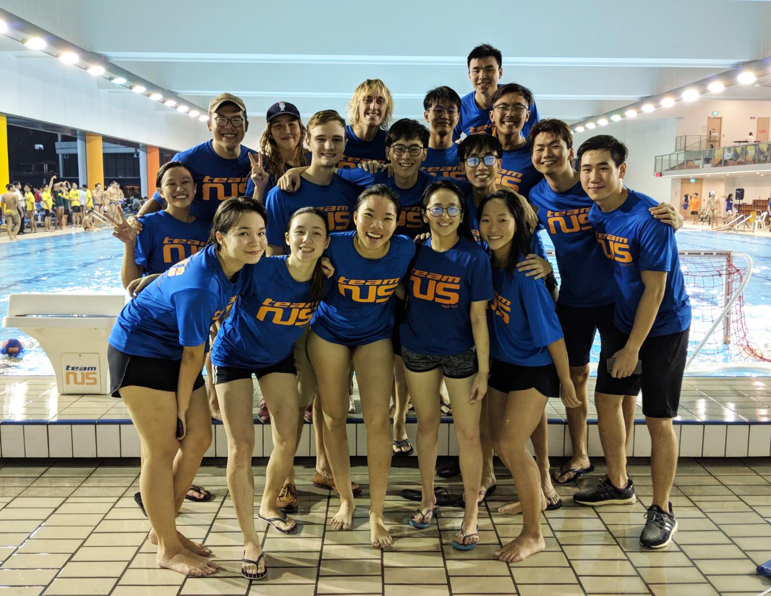 YaleNUS Women’s Football Team and Swimming Teams excel at the IFGs