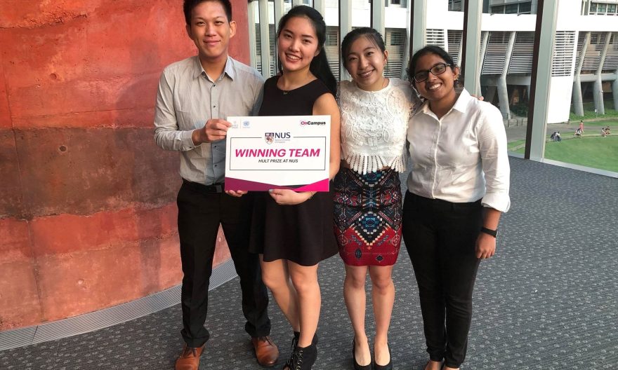 Yale-NUS students win Hult Prize (NUS) and UNLEASH Gold award for social impact initiatives