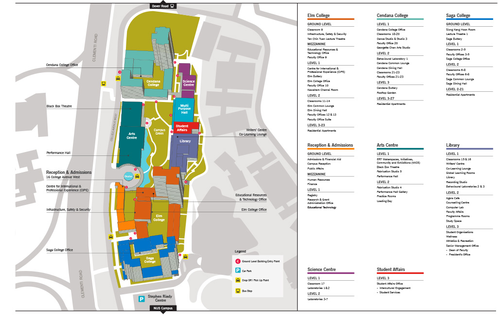 Campus Map - Yale-NUS College