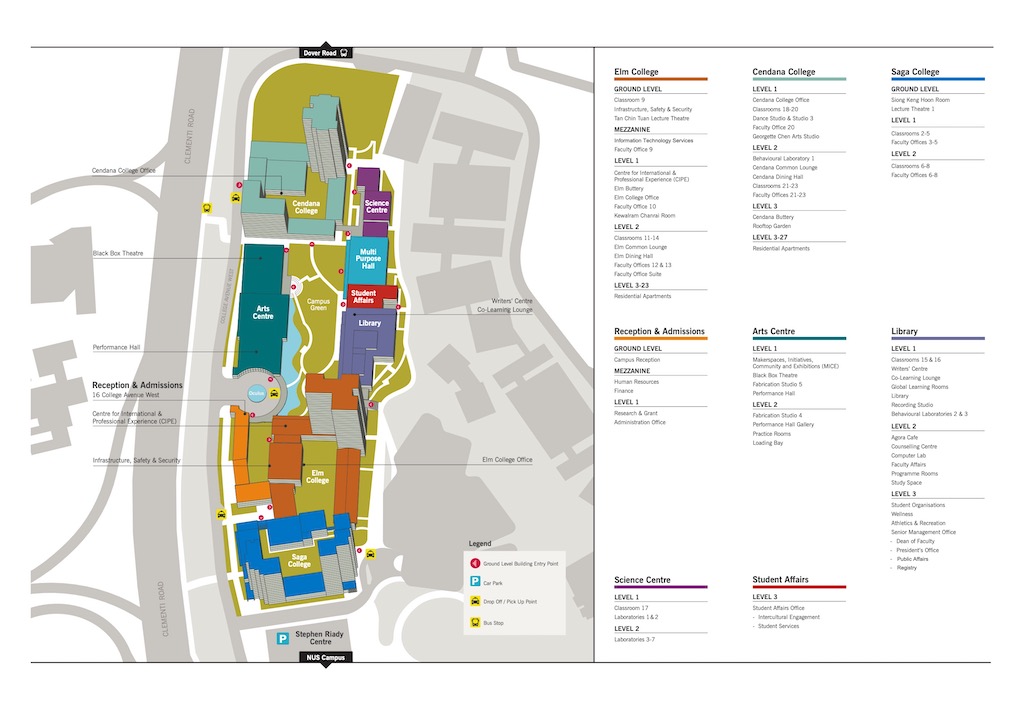 Campus Map - Yale-NUS College