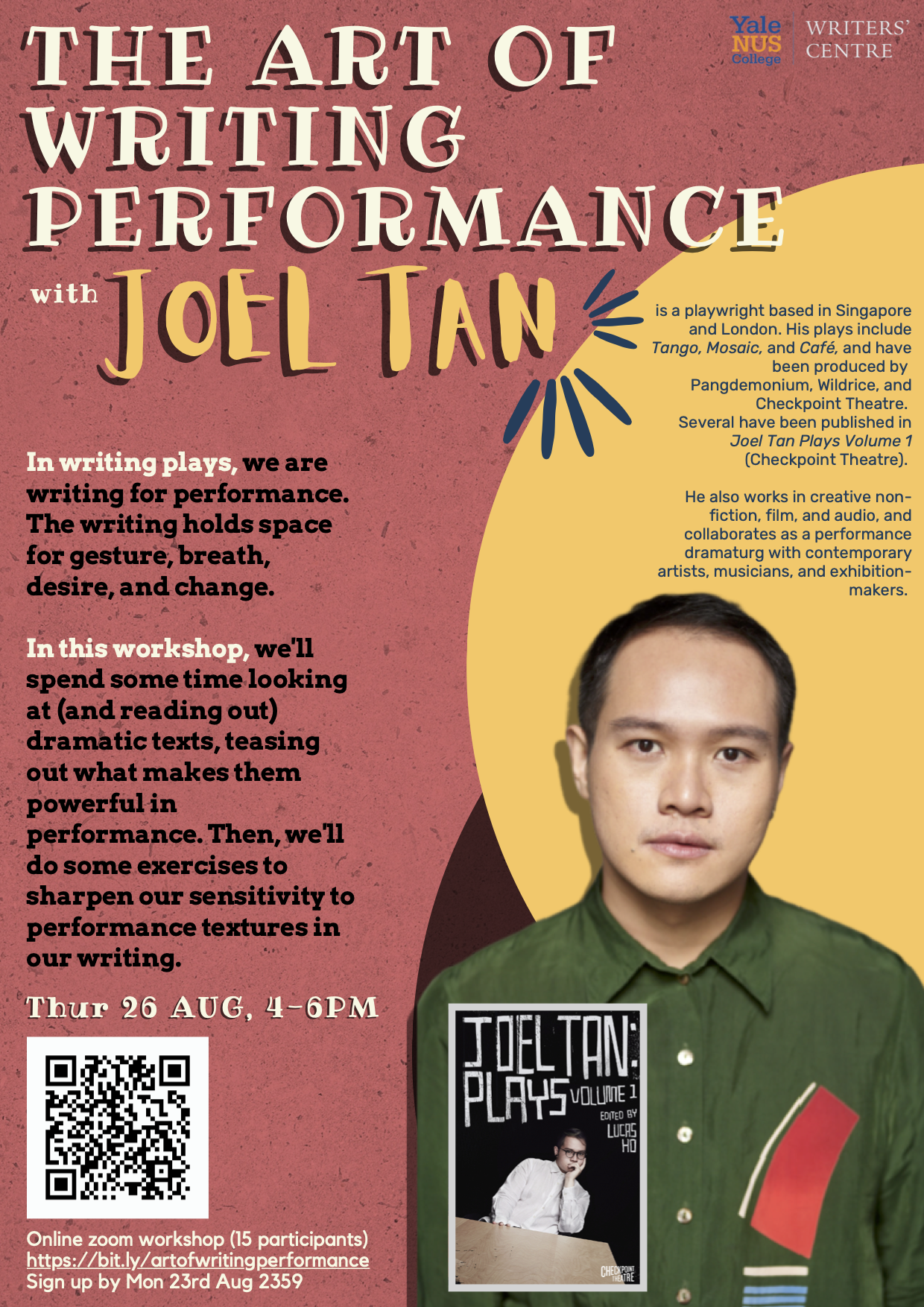 The Art of Writing Performance with Joel Tan The Art of Writing Performance with Joel Tan